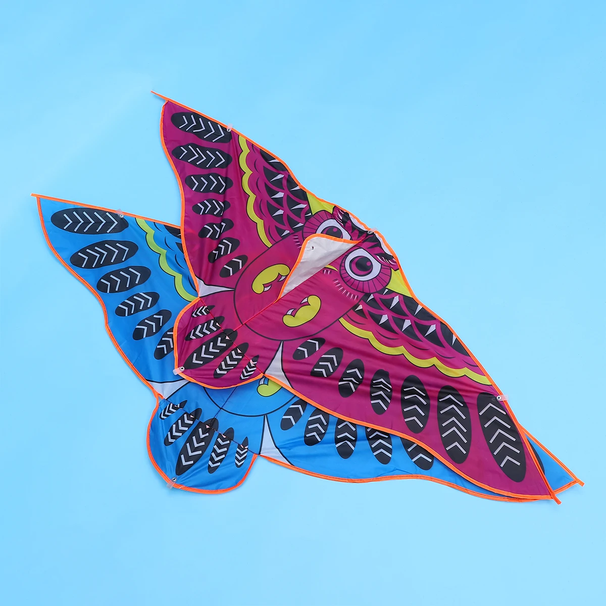 2 قطع القط البومة طائرة ورقية خفيفة الوزن للماء قماش حريري للأطفال لعبة للهواء الطلق لون عشوائي تحلق متعة الأسرة الوقت شاطئ بارك