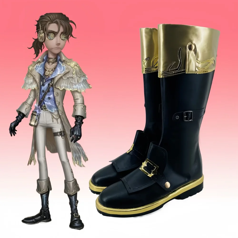 

Game Identity V Naib Subedar Cosplay Shoes Cosplay Boots Comic Halloween Party Mercenary Cosplay Costume Prop Anime Shoes ﻿