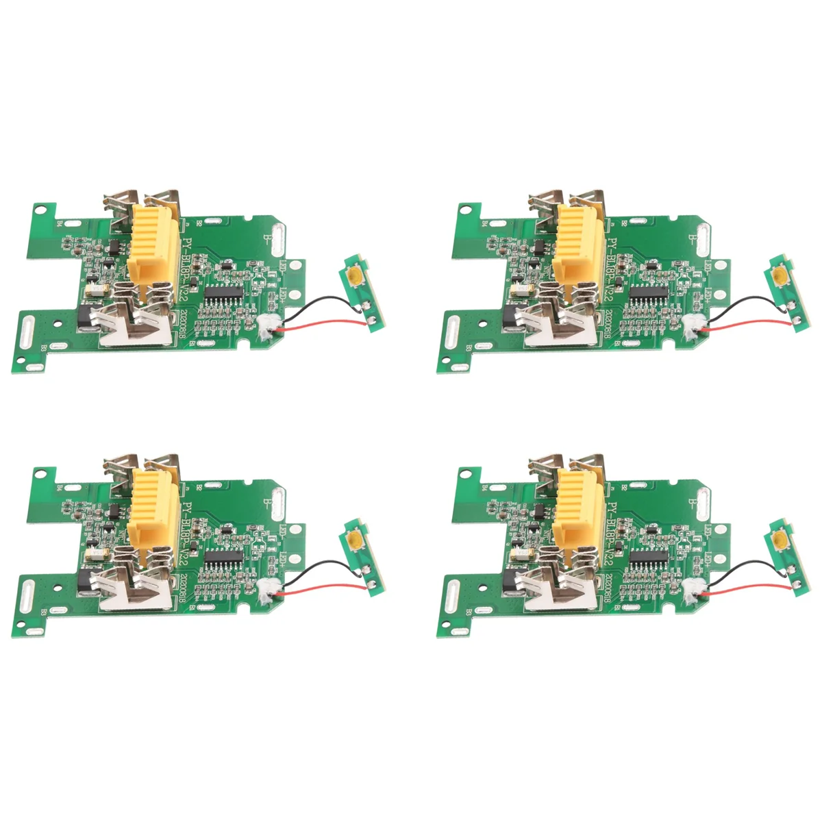 A83Z BL1830 Li-Ion Battery PCB Charging Protection Board for 18V Power Tool BL1815 BL1860 LXT400 BL1850, 4 Pack