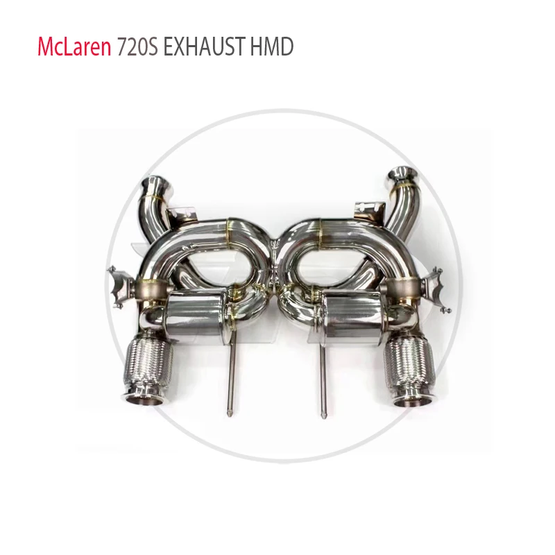 HMD Stainless Steel Exhaust System Performance Catback for McLaren 720S Coupe Spider 4.0T Valve Muffler