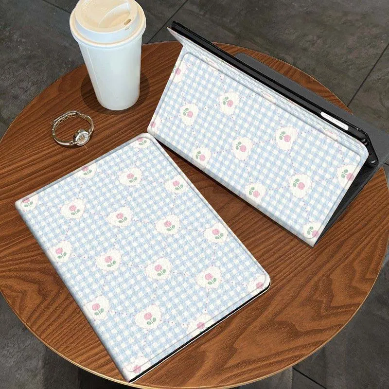 

Fashion sweet tulip heart For Huawei MediaPad MatePad Air M6 M5 M2 T10s T5 C5e 10 11 12 X 10.8 SE Pro Cover Tablet Case