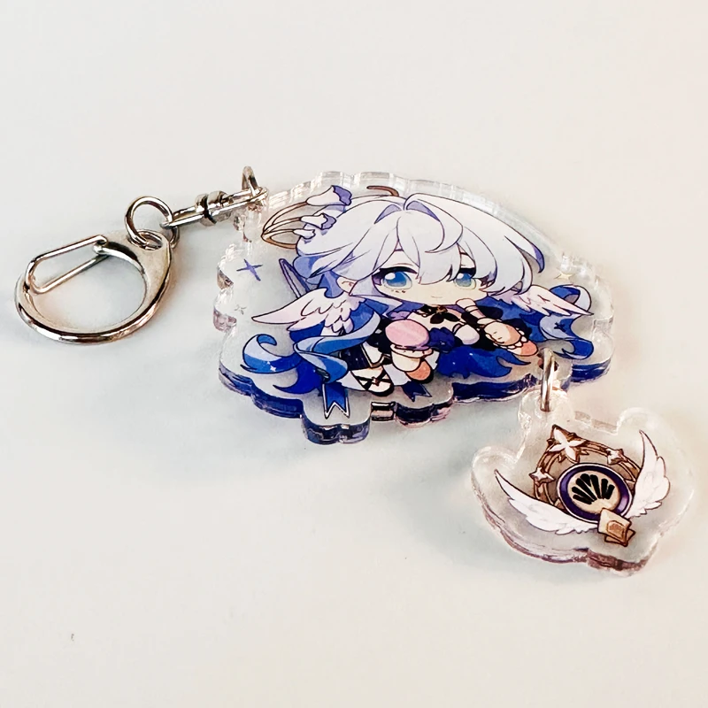 Anime Honkai: Star Rail Firefly Robin Cosplay  Pendant Cute Keychain Ambitus