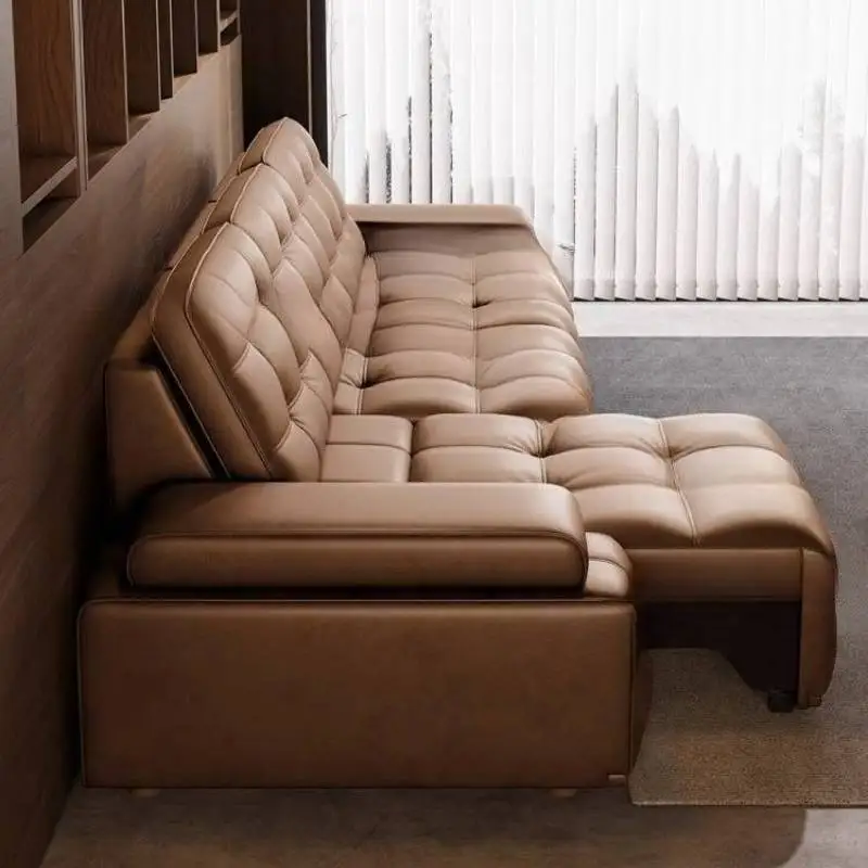 Bruin design elektrische fauteuils Hout Goedkope Scandinavische enkele woonkamerbanken Modern Italiaans Woonkamerbanken-meubilair