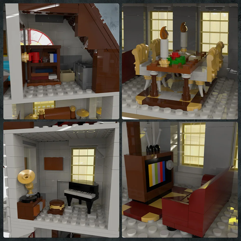 Gobricks MOC The Amityville Horror Building Blocks Toy Gift