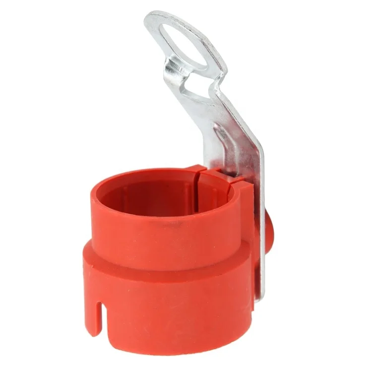 Weatherproof Trailer Plug Holder for 7/13-Pin Plug Red Holder Suitable for 7 or 13-Pin Connectors