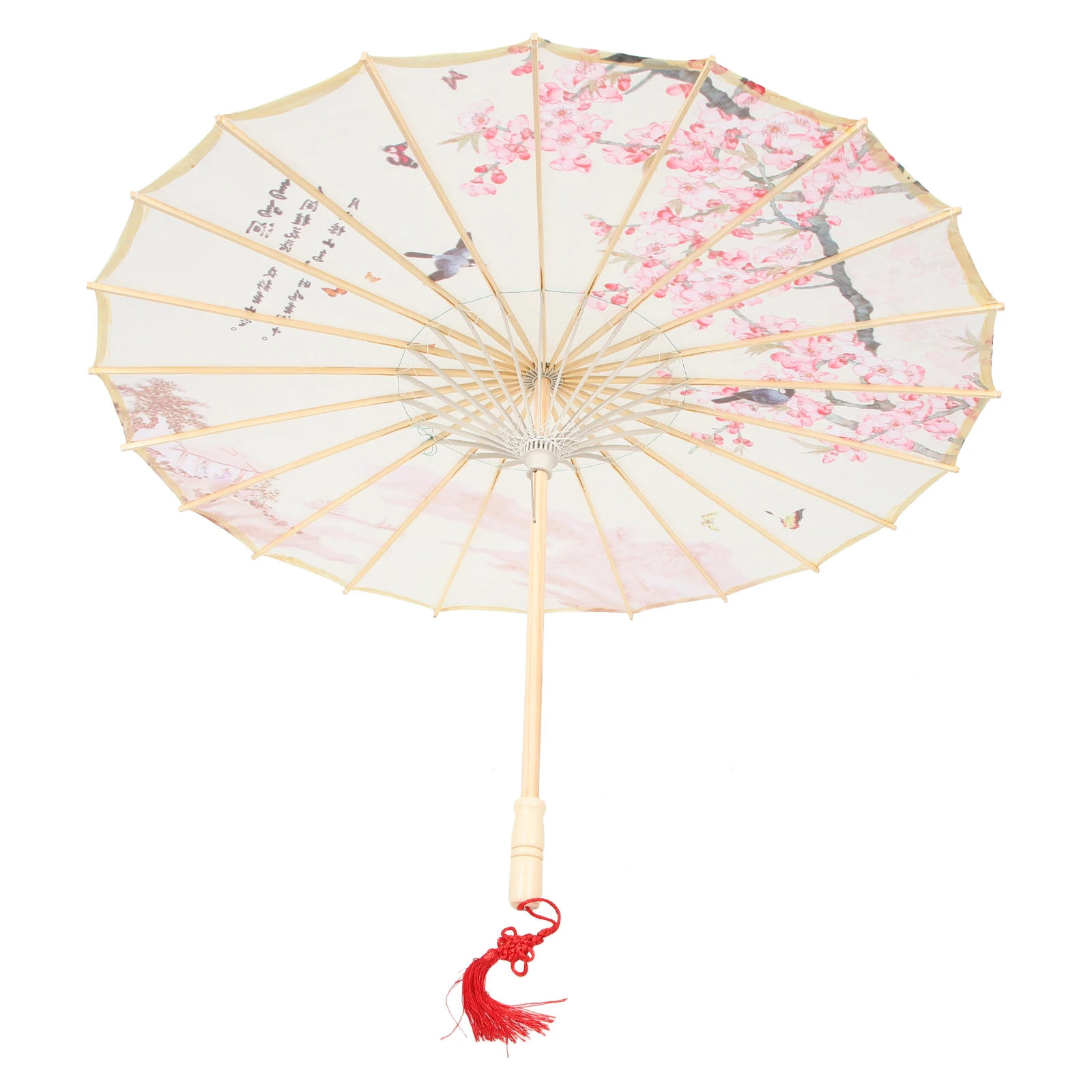 

Oil Paper Umbrella Z63 Spring Plum 84cm Decorative Parasol Dancing Photo Props Chinese Style Festival Decor Stage