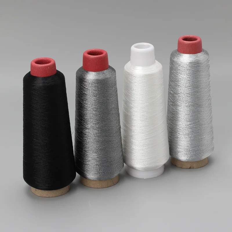 3200M Per Cone Metallic Yarn 150D For Computerized Embroidery And Decorative Sewing 10 Shinny and Glittery Color Available