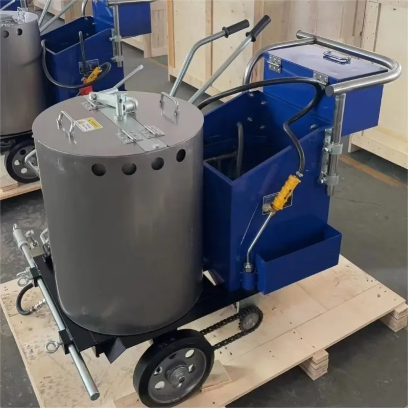 Wholesale Hot Melt Hand Push Double Spreader Marking Machine Road Line Spraying Machine for Pavement Markings