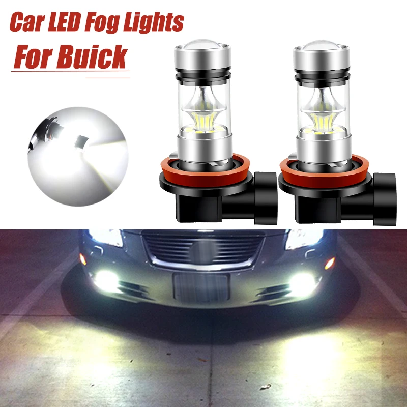 

2 шт. светодиодные противотуманные фары Blub H8 H11 Canbus без ошибок для Buick Allure LaCrosse Lucerne Enclave Verano Encore Cascada Envision