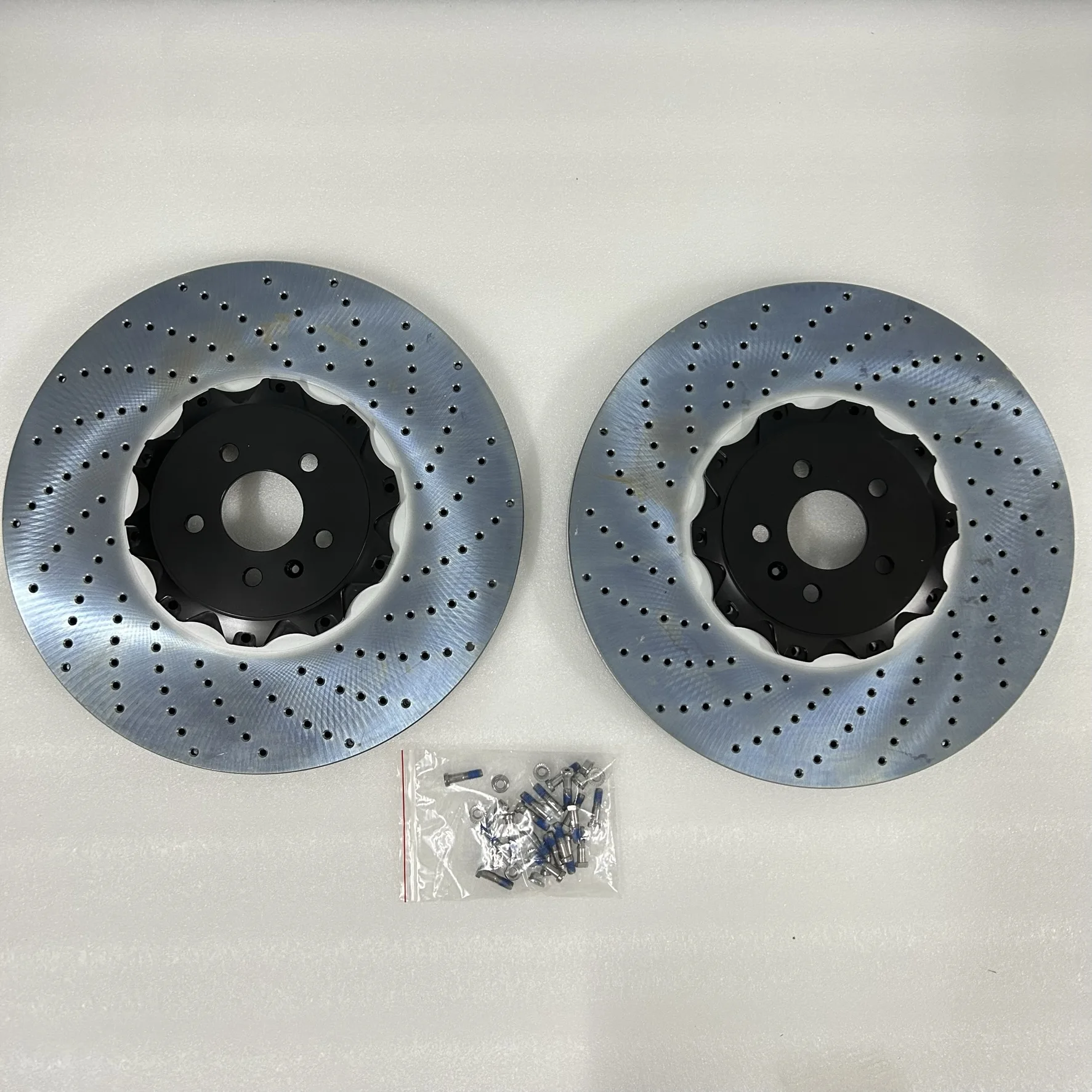 

STLFGenuine 4K0615301S Front Brake Discs 420*40mm Multi-piece for Audis RS6 4K C8