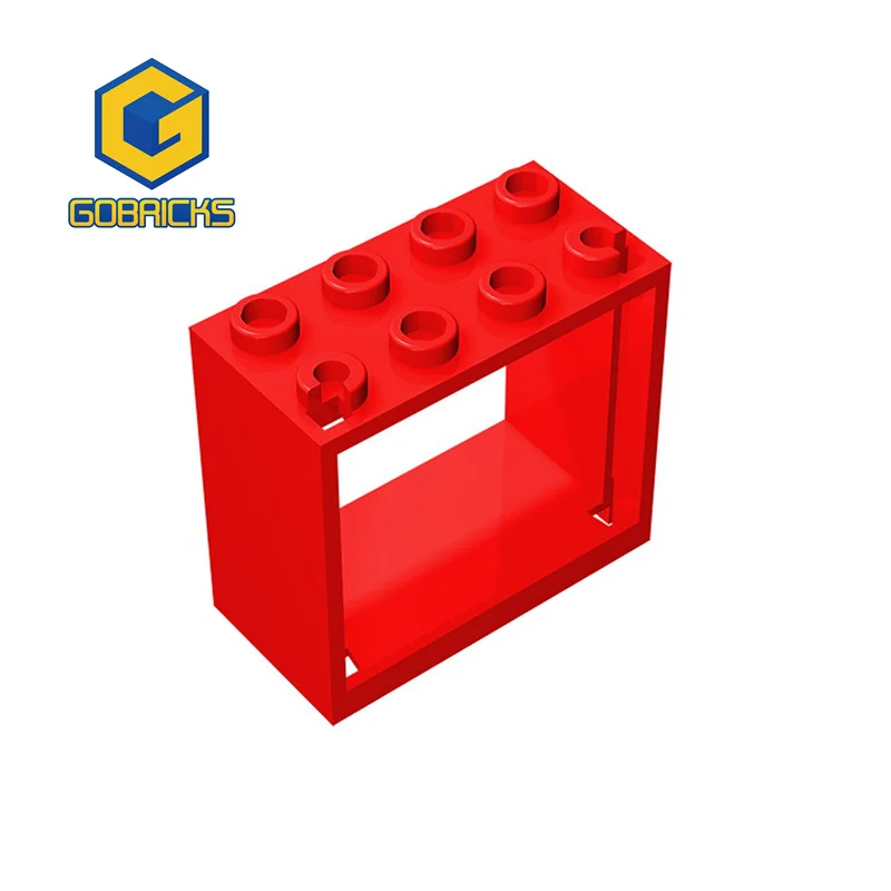 

Gobricks 10PCS MOC Bricks Bricks 60598 2x4x3 Window Frame Ldd60598 for Building Blocks Parts Construction Christmas Gift Toys