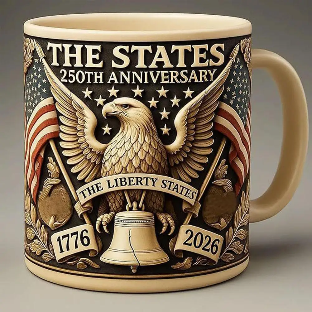 250th Anniversary Of The United States Commemorative Mug 250th Anniversary Mugs Ceramic Mug Patriotic Coffee Cup Party Decor