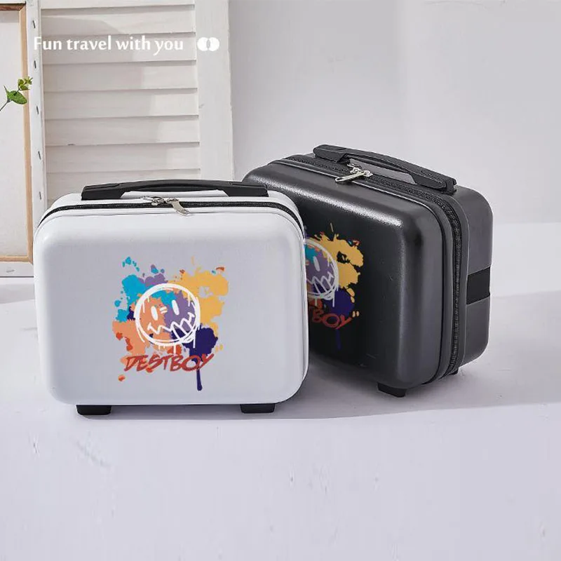 2024 New Grasp Dream Vintage Floral PU Travel Bag Luggage sets,13\