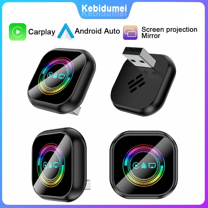 3-in-1 Wireless Carplay Adapter Mirrorlink Carplay Android Auto USB Dongle Plug And Play Wired Carplay zu Wireless