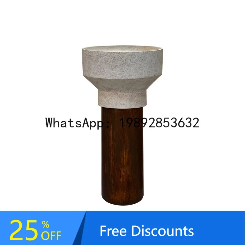 

YFY Wash Courtyard Pedestal Wash Vintage Floor-standing Garden Sink Outdoor Wash Courtyard Style