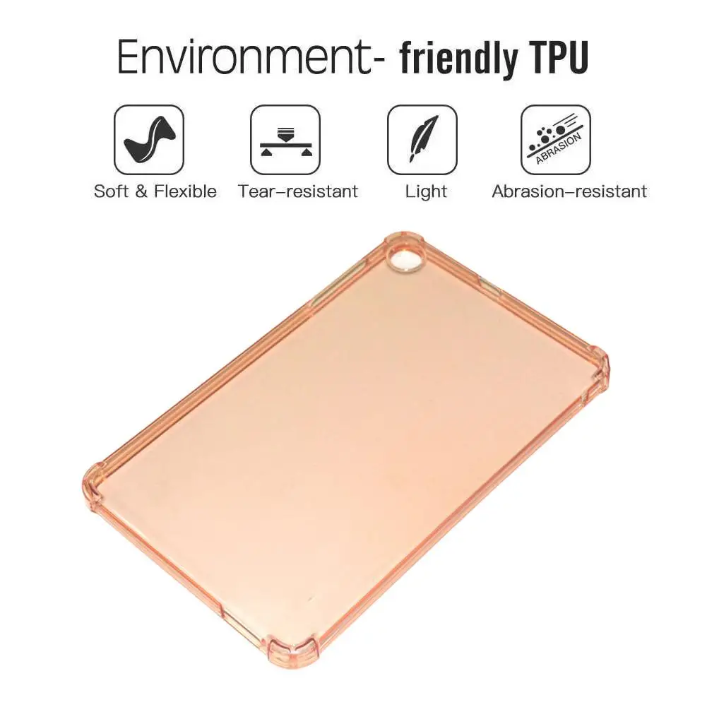 For ALLDOCUBE IPlay 50 Mini/Pro Tablet Rose Golden Case Tpu Soft Shell Protective Cover Anti Drop Transparent Soft Shell