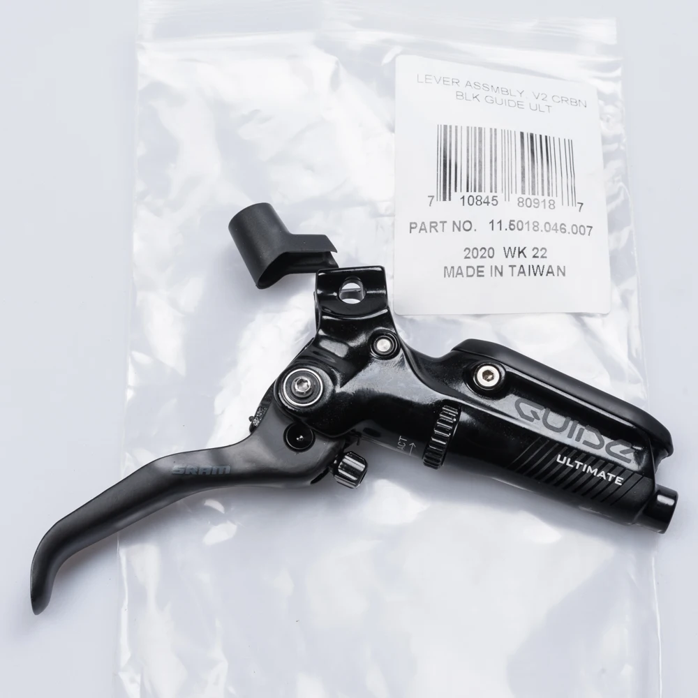 SRAM 11.5018.046.007 DISC BRAKE LEVER ASSEMBLY - CARBON LEVER VERSION 2 BLACK ANO-GUIDE ULTIMATE