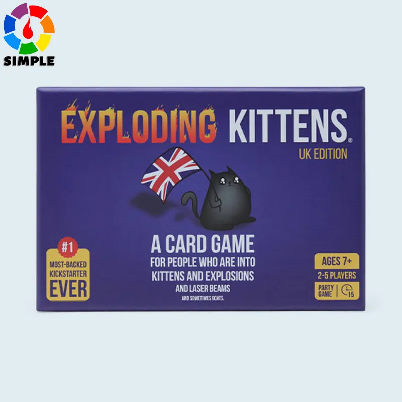 

Exploding Kittens UK Edition Card Game