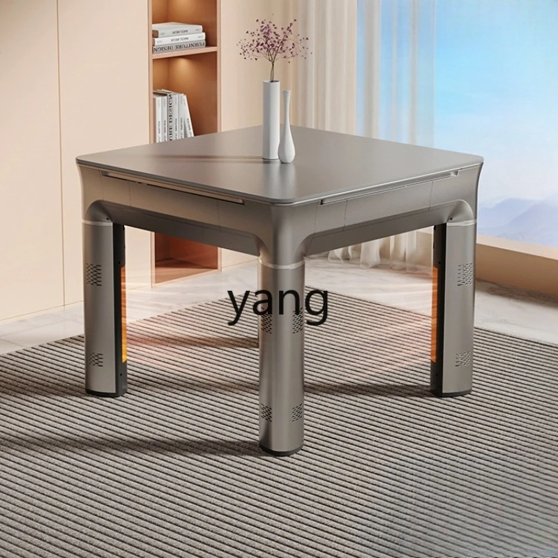 

LMM automatic household mahjong table dual-purpose dining table roast fire mahjong