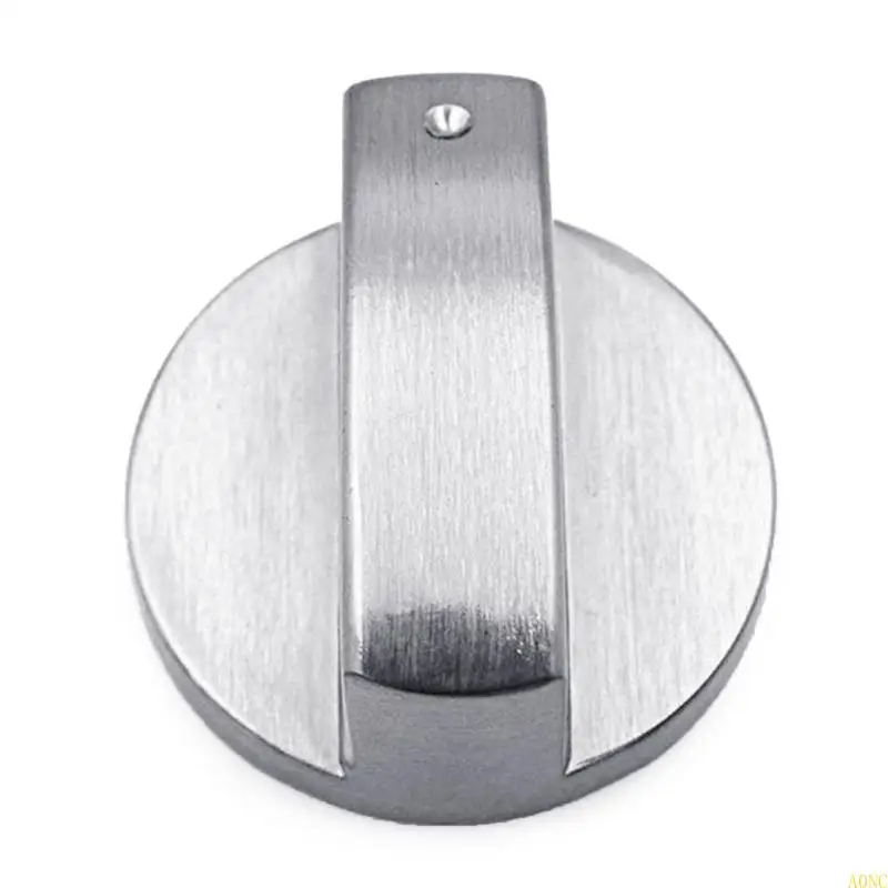 

A0NC 6mm/0.24'' Gas Stove Control Knobs Universal for Burner Control Dial Knob Metal Cooktop Control Knob Comfortable to Hold
