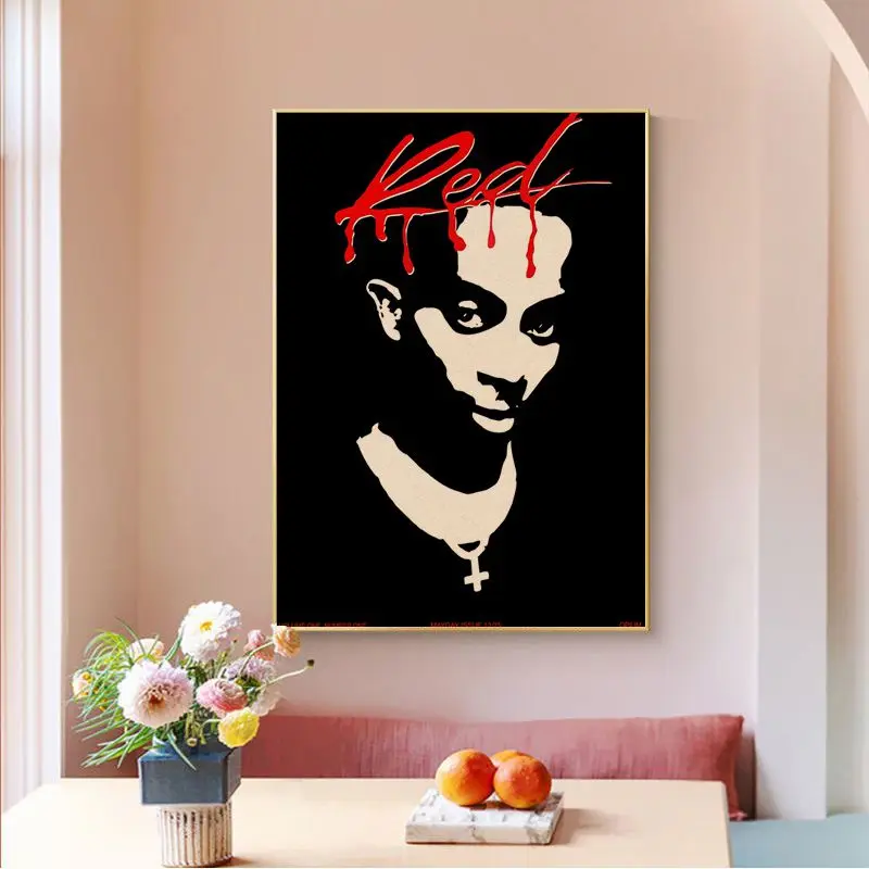 Playboi Carti Popular Music Album Rap Star Classic Vintage Posters For Living Room Bar Decoration Decor Art Wall Stickers