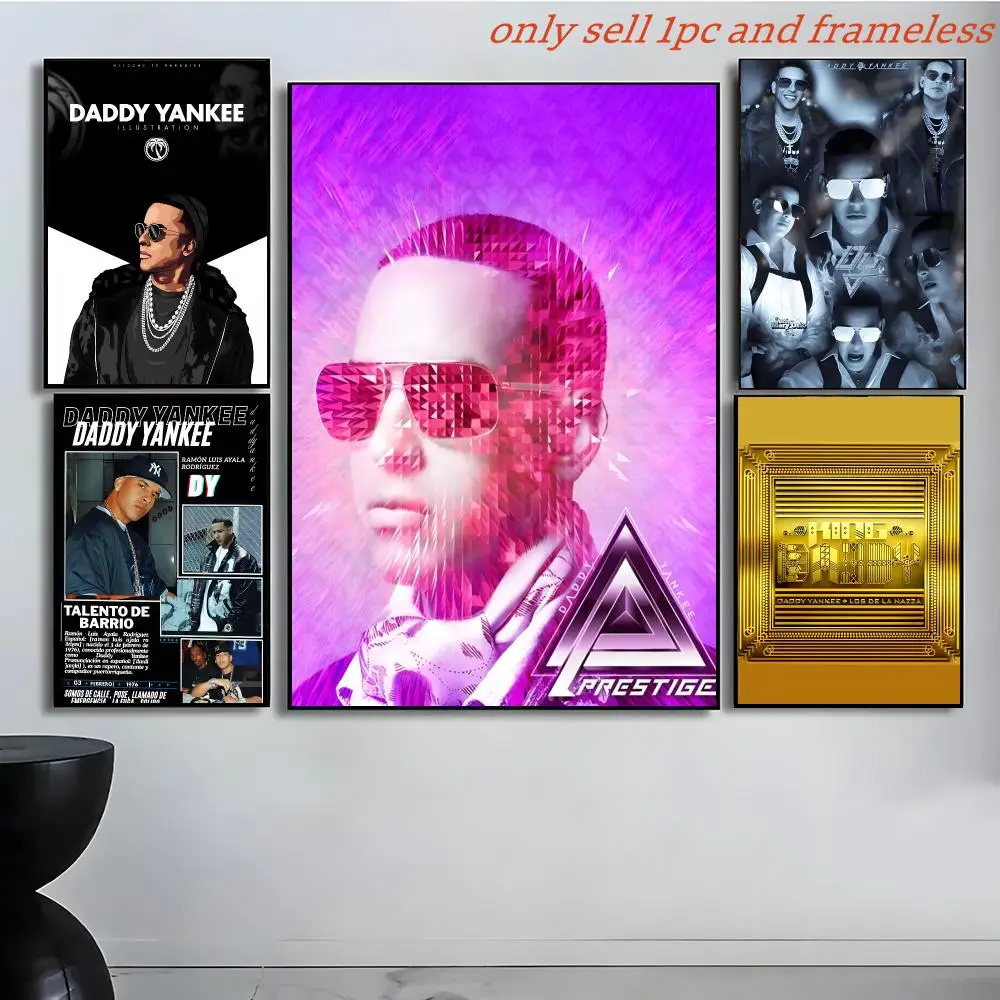 Rap Music Rock Singer D-Daddy YankeeS Poster Poster painting with prints Home bedroom living room decoration gift