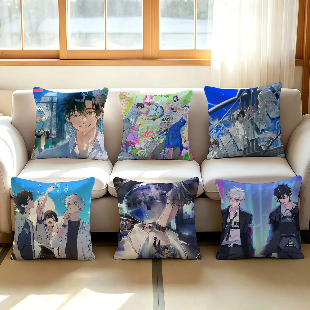 Anime L-Link C-Click 3 cushion cover Comfortable Decorative For Bedroom Living room Dormitory Picnic and Holiday Decoration