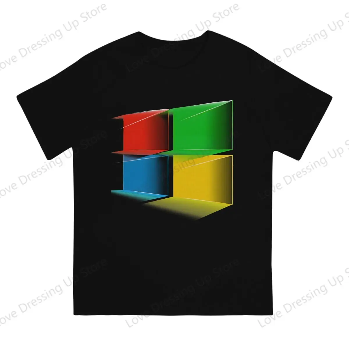 Windows 95 Computer System Accessories Windows T Shirt Harajuku Fashion Men's Tshirt Cotton  Men Clothing