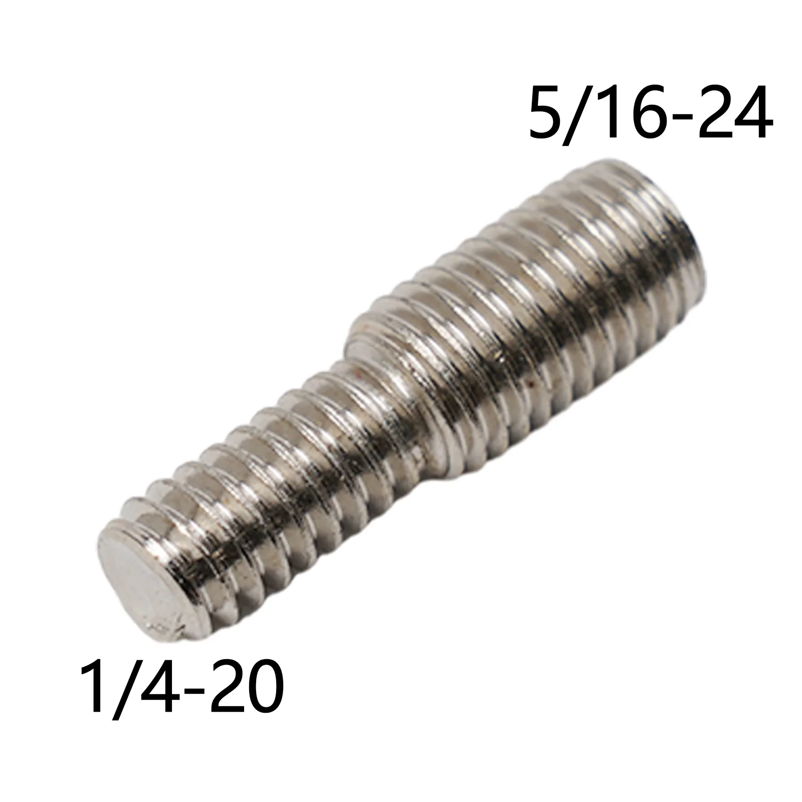 Thread Converter 1/4 20 to 5/16 24 Pack of 3 Screw Adapters Sturdy Steel Construction 2 5cm Length 0 6cm Diameter