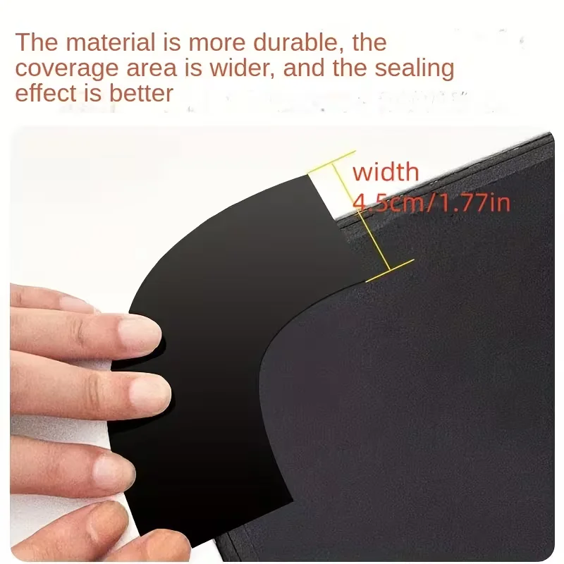 

1pc Car Sunroof Seal Strip Durable Roof Sunroof Leak Prevention Tape Black Waterproof Sealing Tape Car Accessories 3m