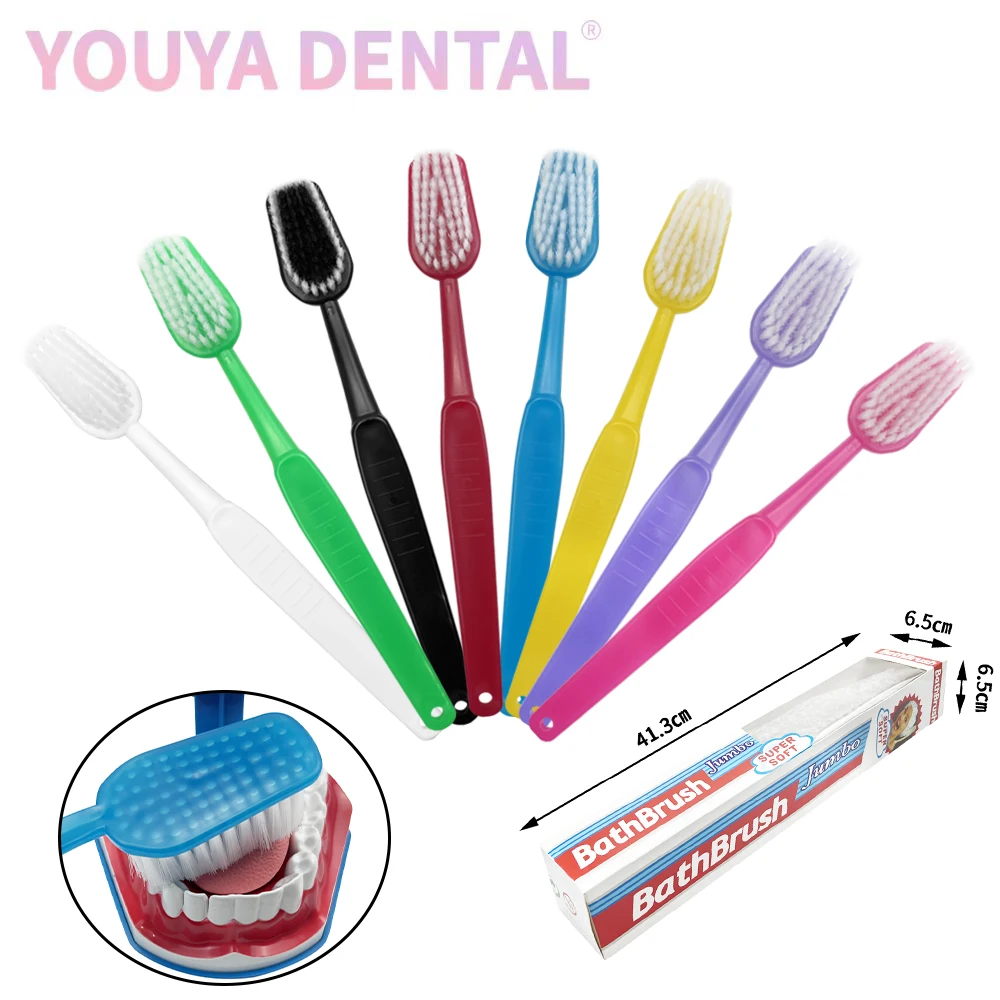 1Pcs Colorful Oversized Toothbrush Props Bath Brush Dental Clinic Decorations Dentist Children's Teeth Brushing Teaching Model