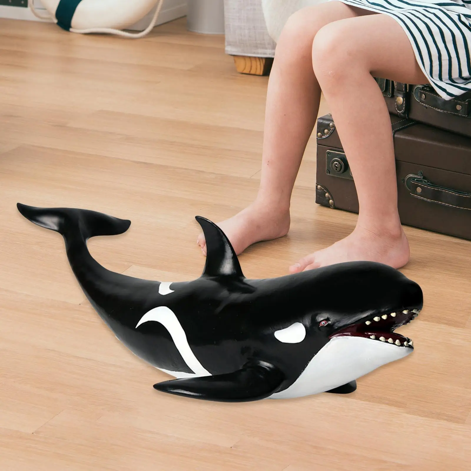 Marine Animal Toy Model Great White Shark Toy Figures Party Supplies Ornament