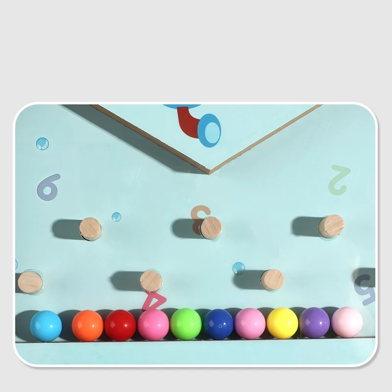 Giocattolo di apprendimento per bambini 10 Conteggio e decomposizione Gioco di matematica Scuola materna Montessori Sussidi didattici educativi Giocattoli di legno per bambini