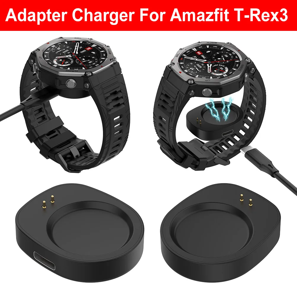 Charger Dock for Amazfit Balance A2286/ T-Rex 3 A2322 Smart Watch Charging Cable Magnet Cord Protection Cord Replacement Charger