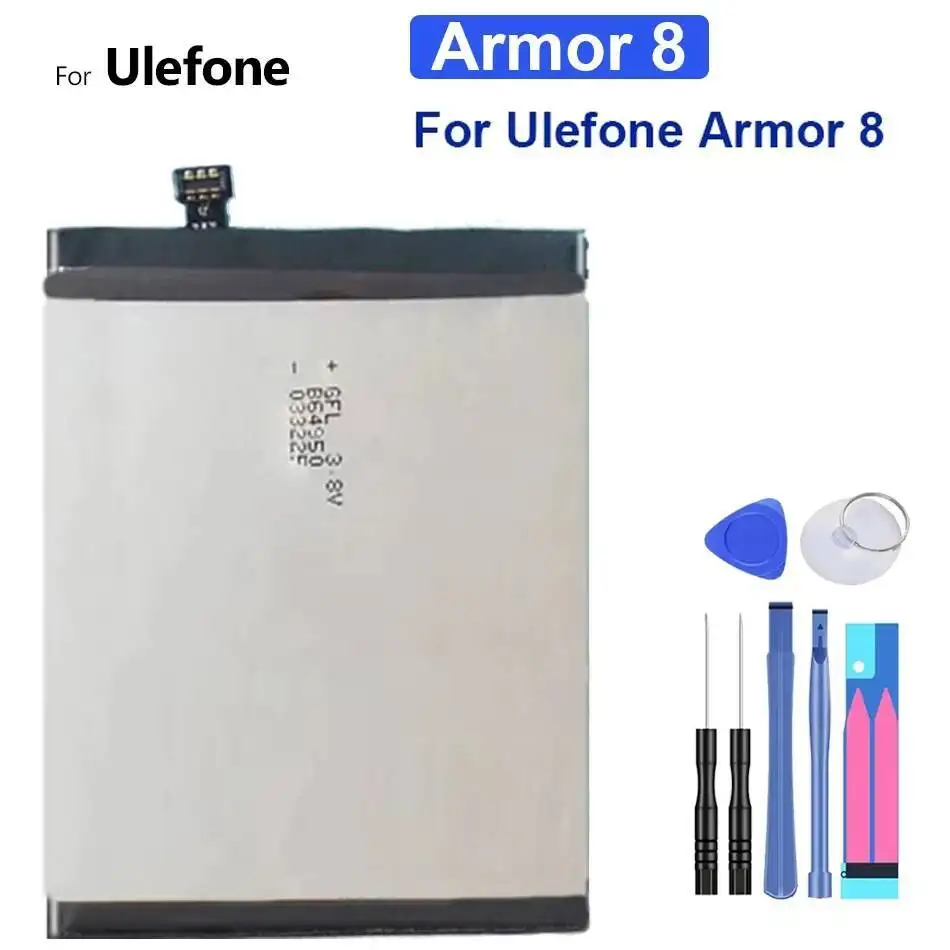 

Для Ulefone Armor 8 аккумулятор мобильного телефона надежная замена 5580 мАч