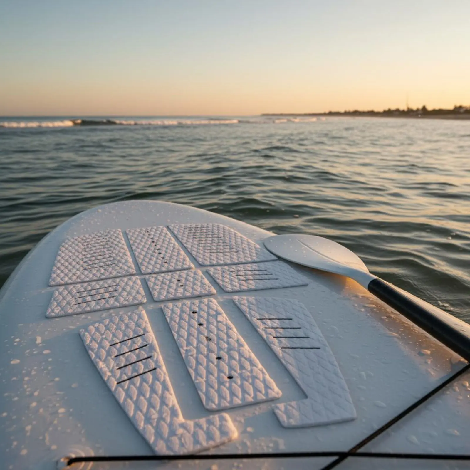 

9 Pieces 9 Piece Surfboard Traction Pad Auto-Adhesive Paddleboard Anti-Slip Mat Surfboard Stomp Pad Set Tail Tail for Surfing