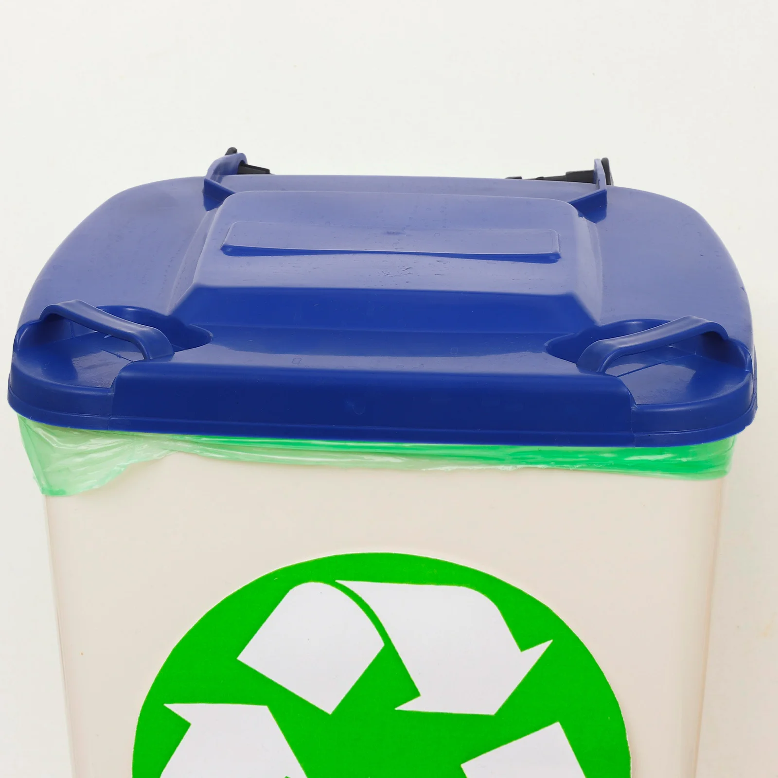 

Heavy Duty Trash Can Lid Replacement Outdoor Garbage Can Lid 30L Plastic Waste Bin Cover Dustbin Cover for Kitchen Garden