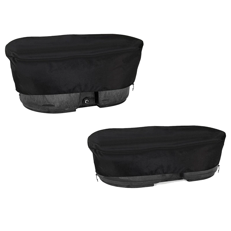 Black Stock Tank Cover For 50 Gallon Stock Tank Oval Suitable For Outdoor Use, Protect Your Stock Tank