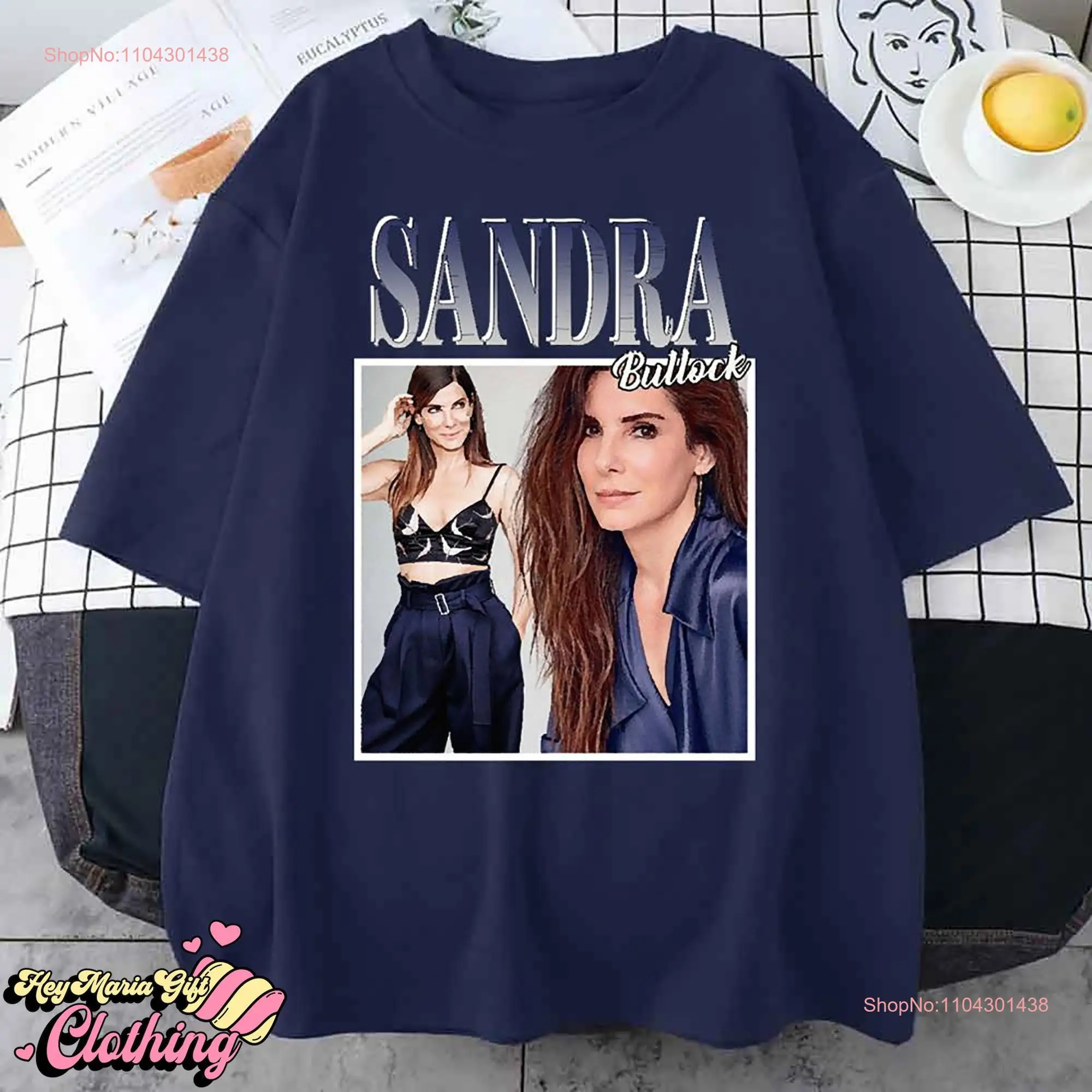 Sandra Bullock Vintage Bootleg 90s T Shirt Retro long or short sleeves