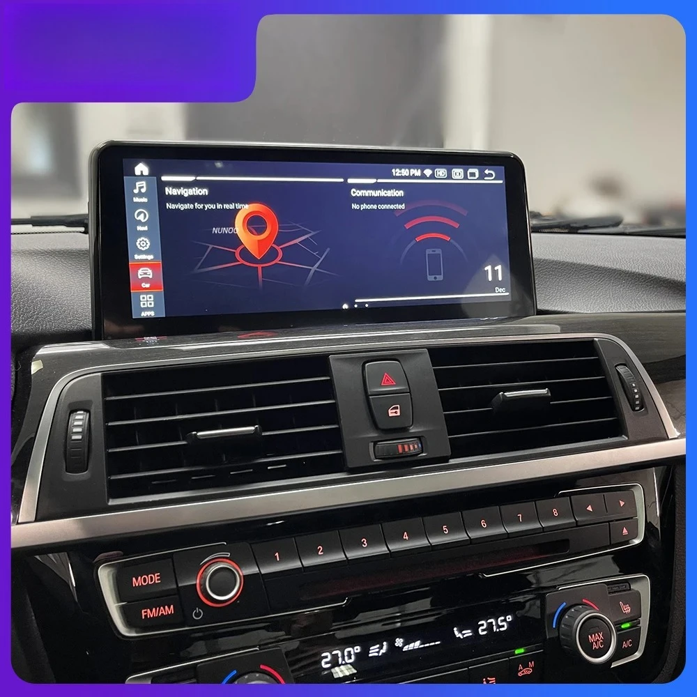 Wireless Carplay Android 14 Auto，BMW 1 2 3 4 Series F20 F21 F22 F30 F31 F32 F33 F34 F36 Car Multimedia Player Display Screen