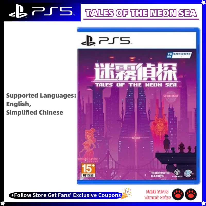 

Playstatio5 PS5 Genuine New Game CD Tales of the Neon Sea Playstation5 Game Card Ps5 Games Tales of the Neon Sea