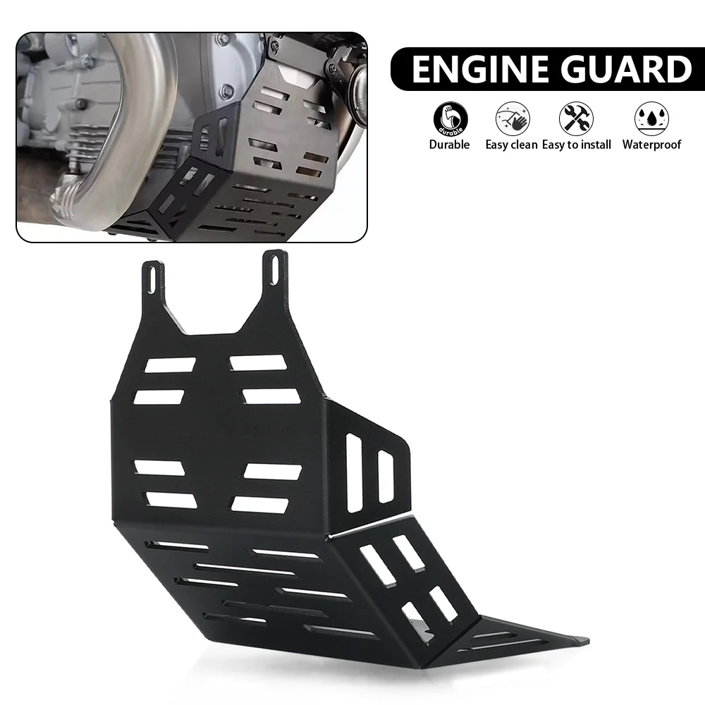 

For Moto Guzzi V100 2022-2024 V 100 S Mandello Motorcycle Chassis Expedition Skid Plate Engine Chassis Protective Cover Guard