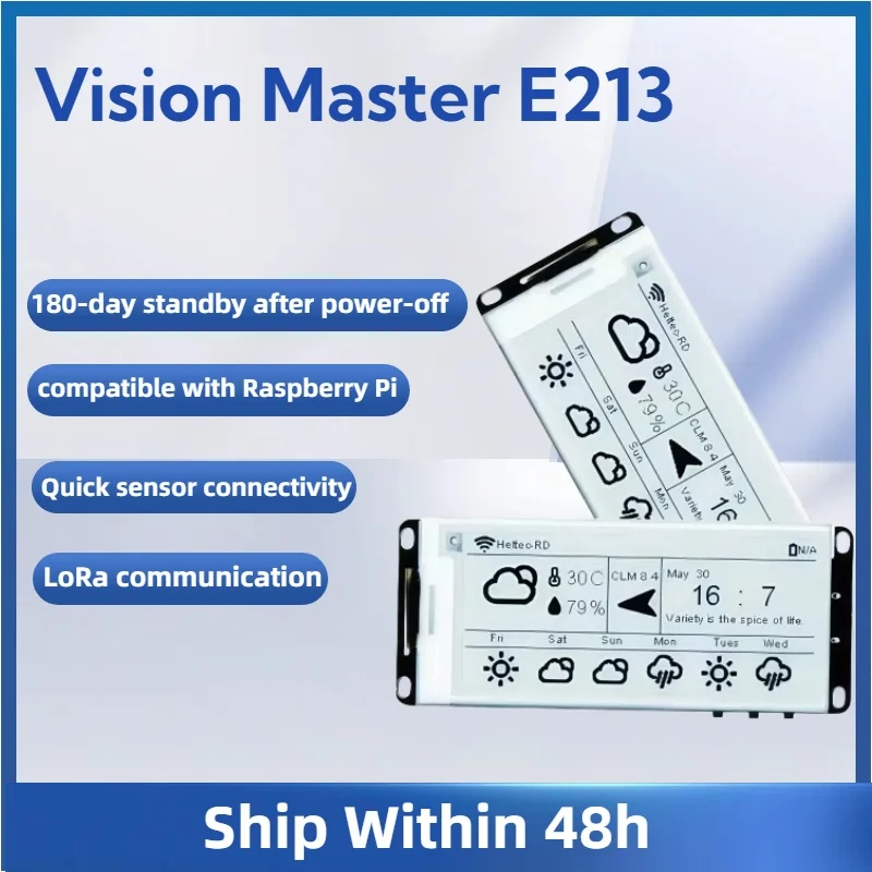 

Heltec Meshtastic E213 2.13-inch E-Ink Display LoRa ESP32-S3 Development board low power with SX1262 BLE WiFi Tagr Arduino