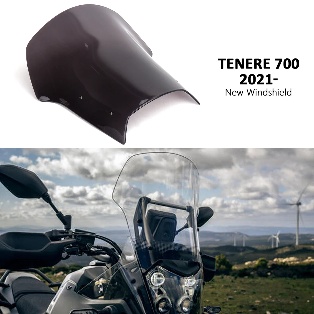 

Tenere 700 New Motorcycle Wind Windshield Windscreen Screen Fairing For Yamaha Tenere700 TENERE 700 2021 2022 2023 2024