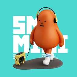 Sticky Monster Mini Figure SML Walking Series Blind Box Toys Creative Surprise Anime Model PVC Figurine Dolls Gift Decoration