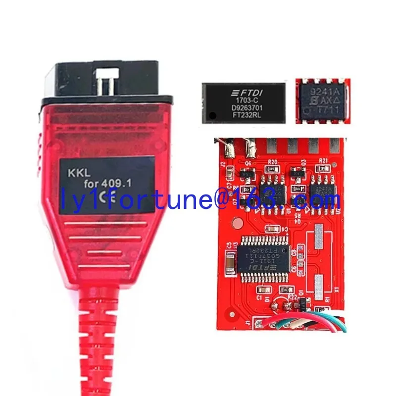 KKL 409 FT232RL чип USB-интерфейс диагностический кабель тестер автомобильного аккумулятора считыватель кодов проверка 409.1