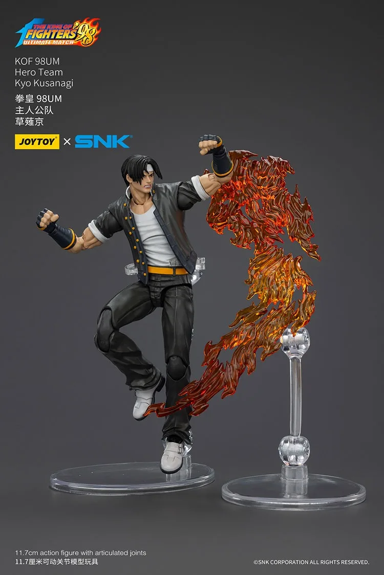 

JOYTOY Kyo Kusanagi Hero Team SNK KOF 98UM Фигурки Украшения Оригинальная Коллекция Моделей Кукла Подарок