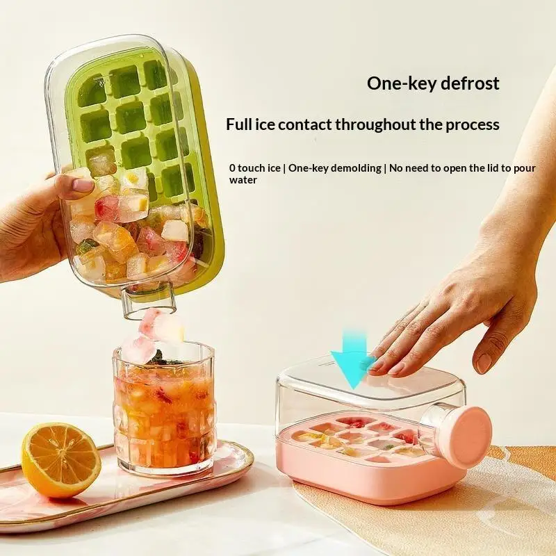 1Pcs Large Capacity Ice Cube Maker Water Bottle Silicone Tray 500/800ML With Straw For Juice Cooling Stackable Ice Making Desig