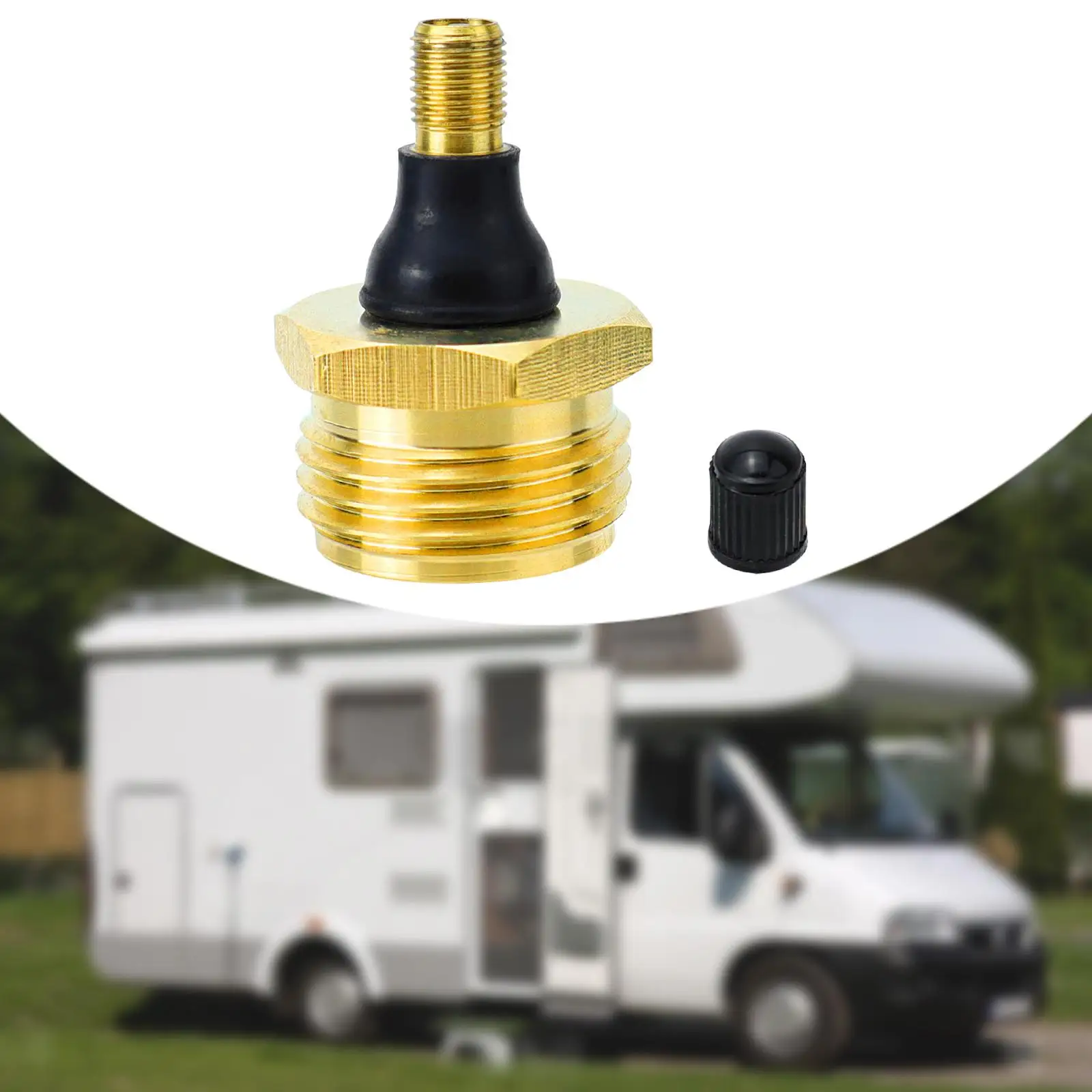 

RV Brass Blow Out Plug Winterize Blow Out Adapter for Boats Campers Antifreeze Sprinkler Systems Travel Trailers Motorhomes