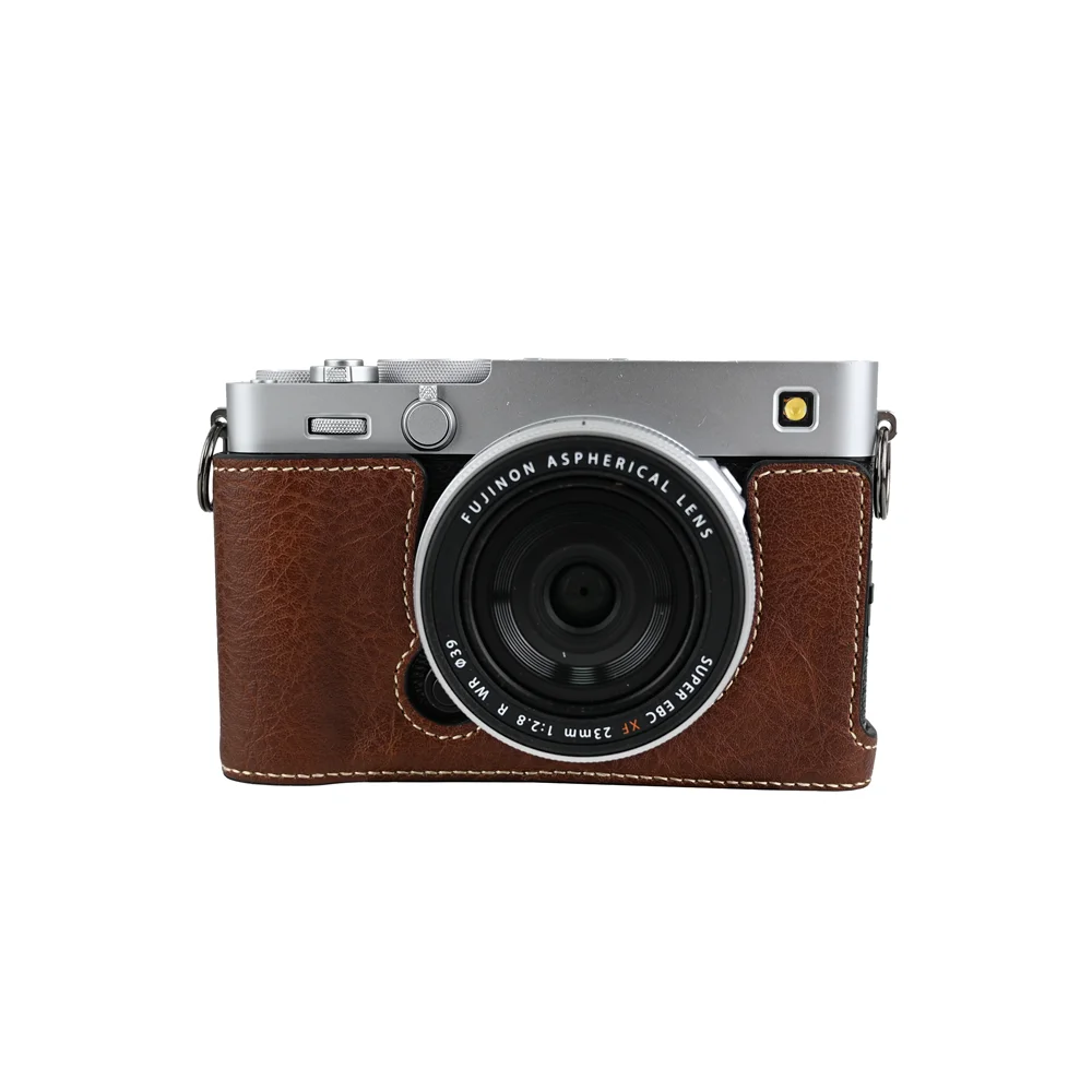 PU Camera Half Case for Fujifilm X-E5 Fuji XE5 Protector Bag Bottom Battery Opening Cover